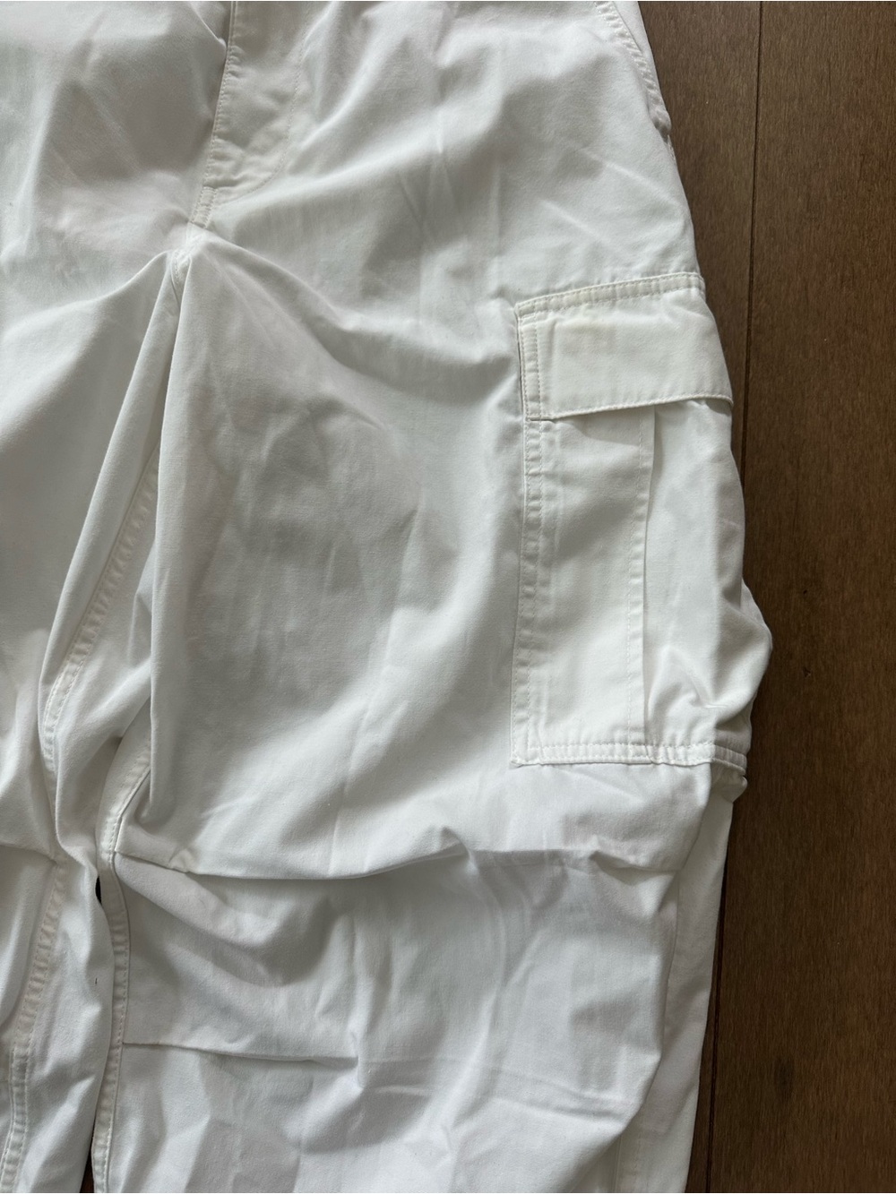 GU White Cargo Jogger Pants - Picture 3 of 7